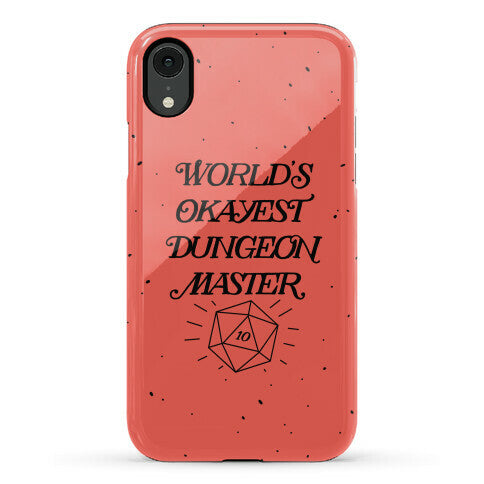 World's Okayest Dungeon Master Phone Case