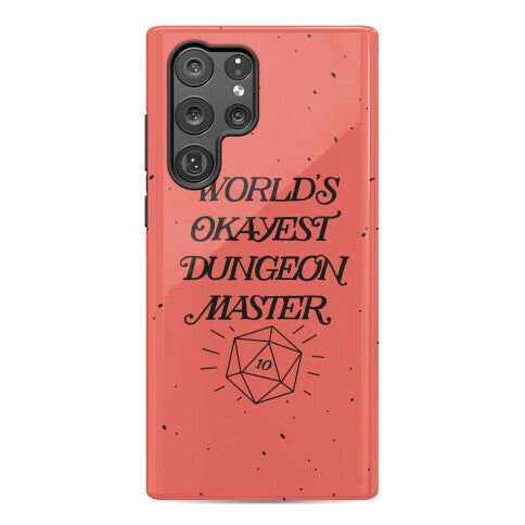 World's Okayest Dungeon Master Phone Case