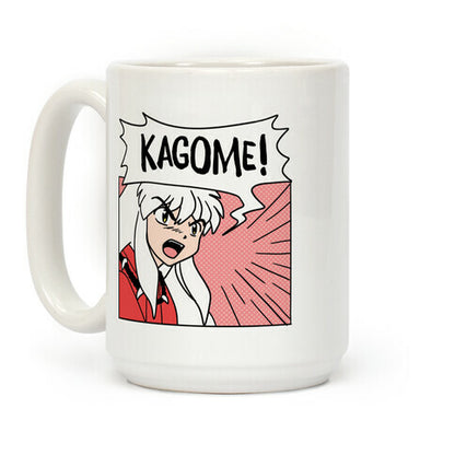InuYasha Screaming Kagome (1 of 2 pair) Coffee Mug