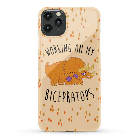 Working on My Bicepratops Phone Case