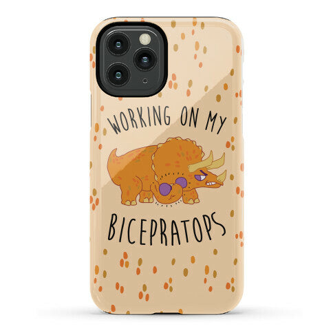 Working on My Bicepratops Phone Case