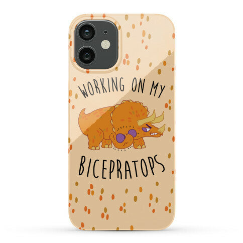 Working on My Bicepratops Phone Case