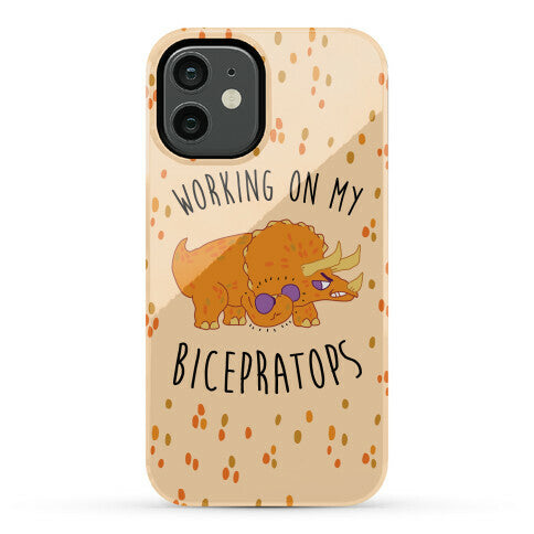 Working on My Bicepratops Phone Case