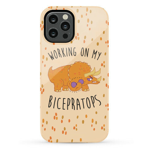 Working on My Bicepratops Phone Case