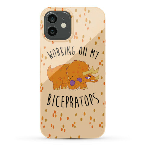 Working on My Bicepratops Phone Case