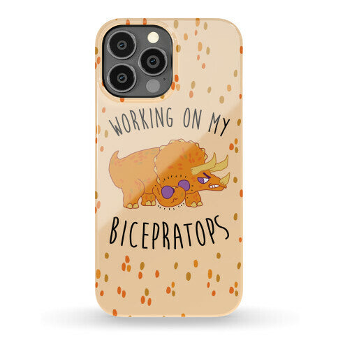 Working on My Bicepratops Phone Case