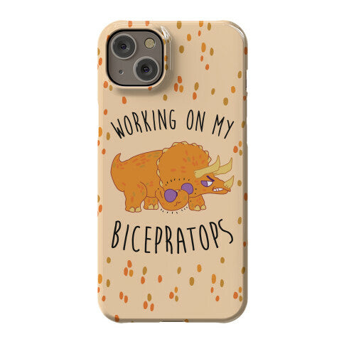 Working on My Bicepratops Phone Case