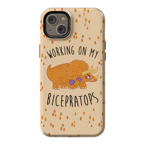 Working on My Bicepratops Phone Case