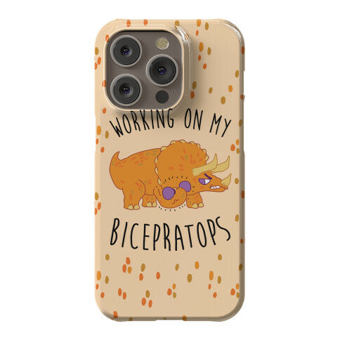 Working on My Bicepratops Phone Case