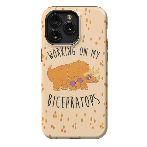 Working on My Bicepratops Phone Case