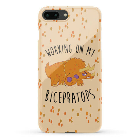 Working on My Bicepratops Phone Case