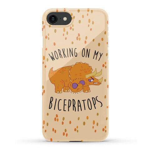 Working on My Bicepratops Phone Case