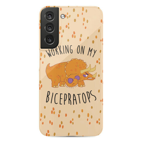 Working on My Bicepratops Phone Case