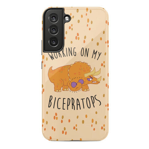 Working on My Bicepratops Phone Case