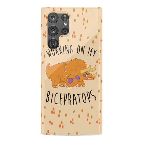 Working on My Bicepratops Phone Case