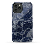 Blue and White Constellations Phone Case