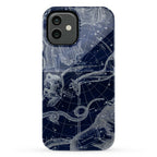 Blue and White Constellations Phone Case