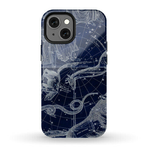 Blue and White Constellations Phone Case