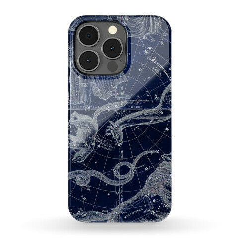 Blue and White Constellations Phone Case