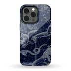 Blue and White Constellations Phone Case