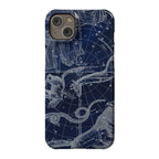 Blue and White Constellations Phone Case
