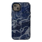 Blue and White Constellations Phone Case