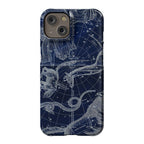 Blue and White Constellations Phone Case