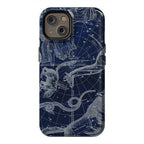 Blue and White Constellations Phone Case