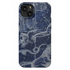 Blue and White Constellations Phone Case