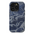 Blue and White Constellations Phone Case