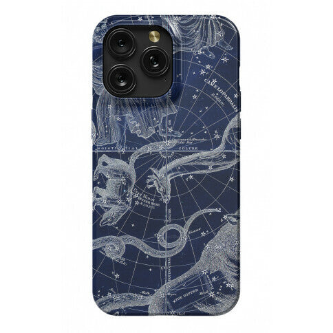 Blue and White Constellations Phone Case