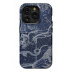 Blue and White Constellations Phone Case
