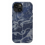 Blue and White Constellations Phone Case