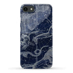 Blue and White Constellations Phone Case