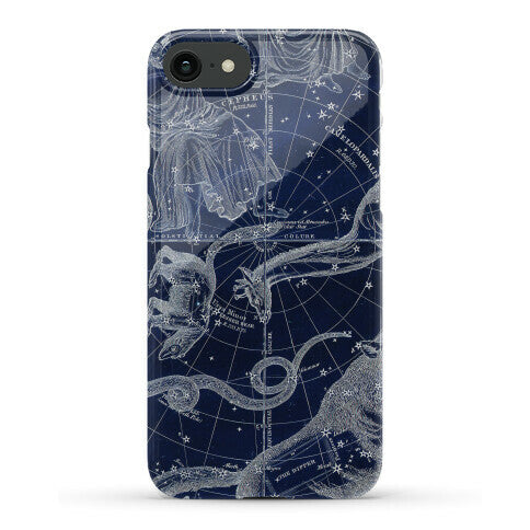 Blue and White Constellations Phone Case