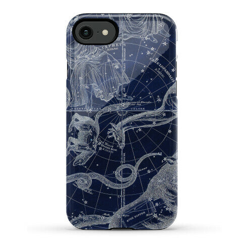 Blue and White Constellations Phone Case