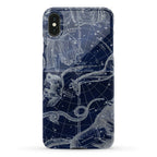 Blue and White Constellations Phone Case