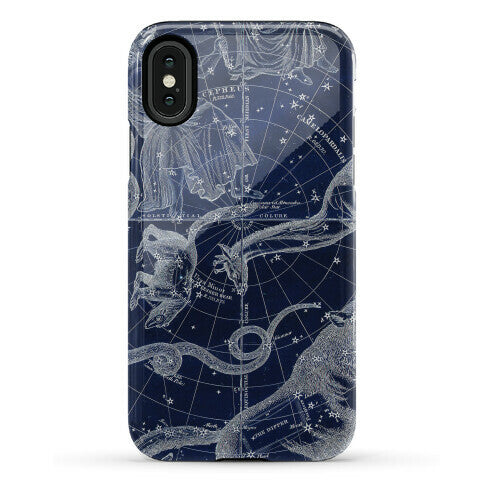 Blue and White Constellations Phone Case