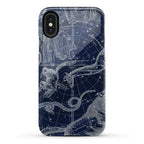 Blue and White Constellations Phone Case