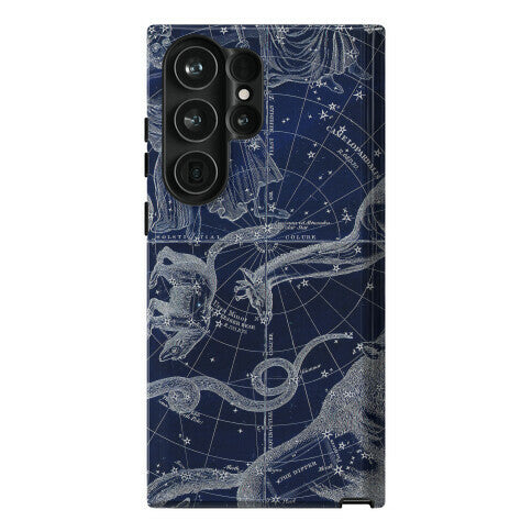 Blue and White Constellations Phone Case