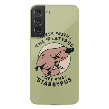 Mess With The Platypus Get the Stabbypus Phone Case