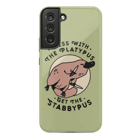 Mess With The Platypus Get the Stabbypus Phone Case