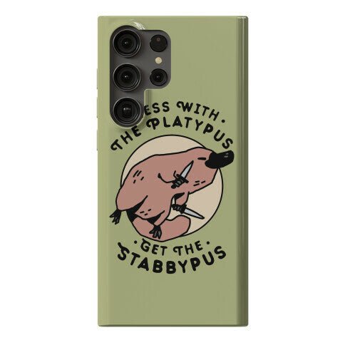 Mess With The Platypus Get the Stabbypus Phone Case