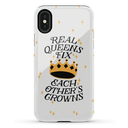 Real Queens Fix Each Other's Crowns Phone Case