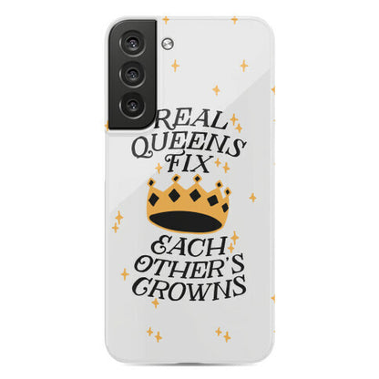 Real Queens Fix Each Other's Crowns Phone Case