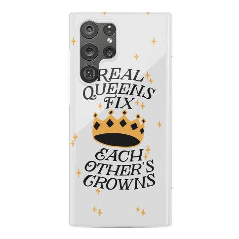Real Queens Fix Each Other's Crowns Phone Case