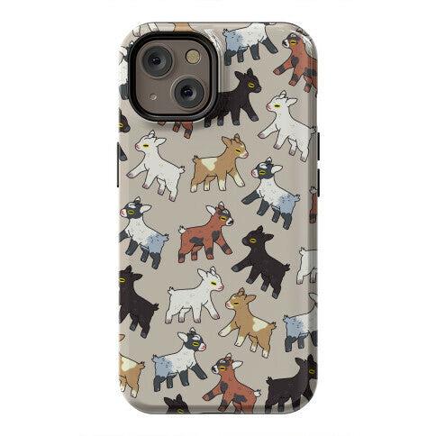 Baby Goats On Baby Goats Pattern Phone Case