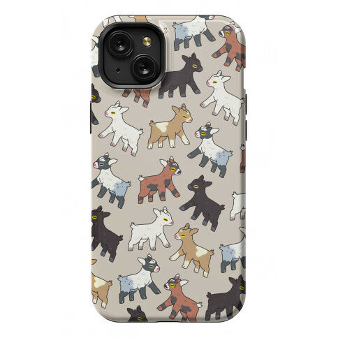 Baby Goats On Baby Goats Pattern Phone Case