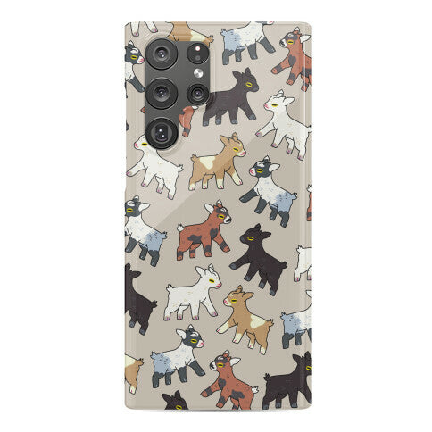 Baby Goats On Baby Goats Pattern Phone Case