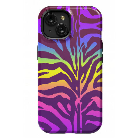 Rainbow Zebra Phone Case